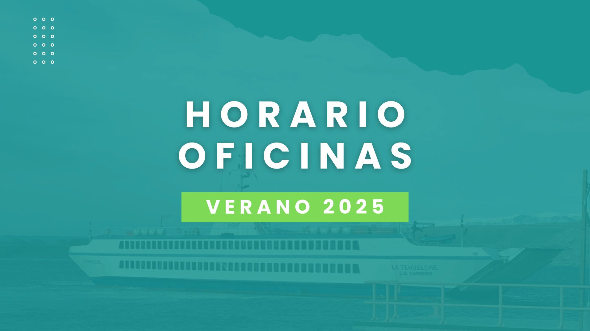 Horarios Oficinas Transal – Temporada Verano 2025